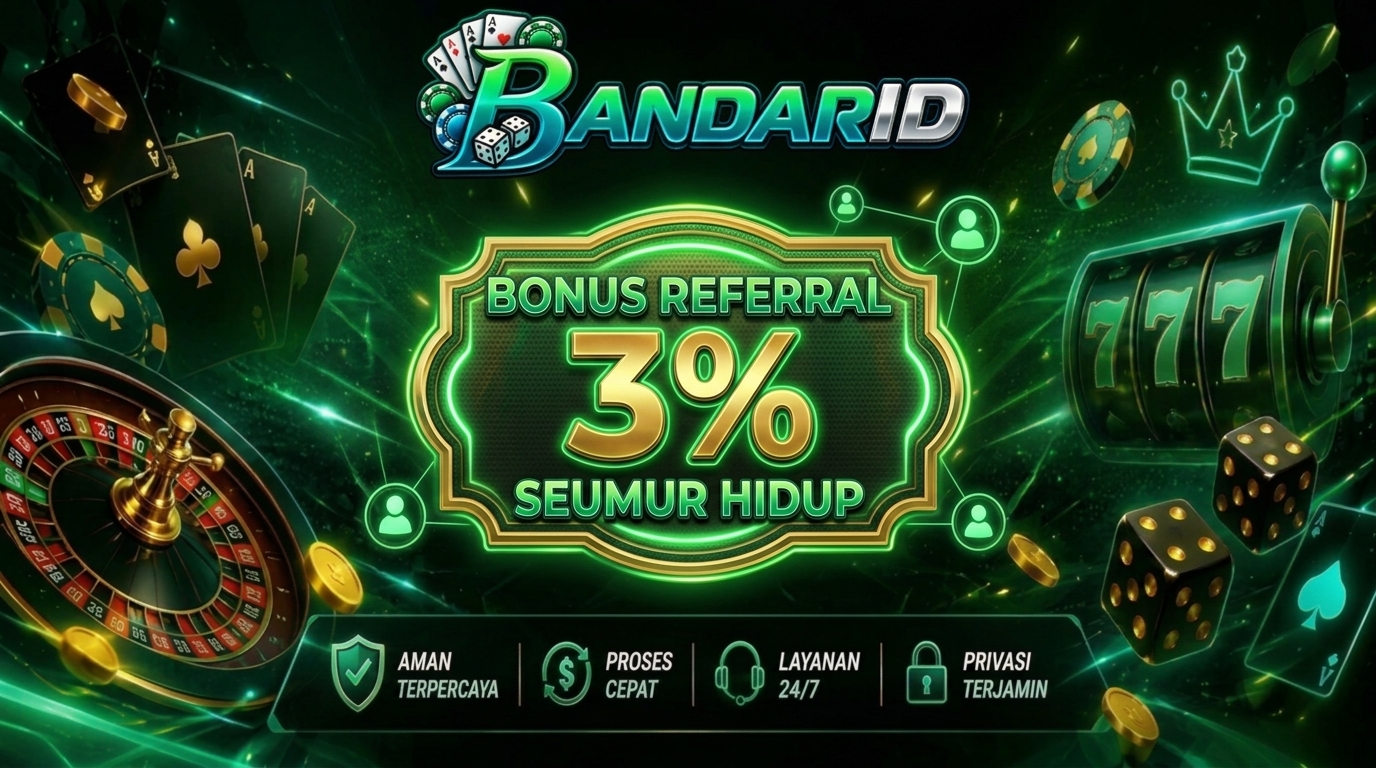 Bonus Refferal 3% Seumur Hidup